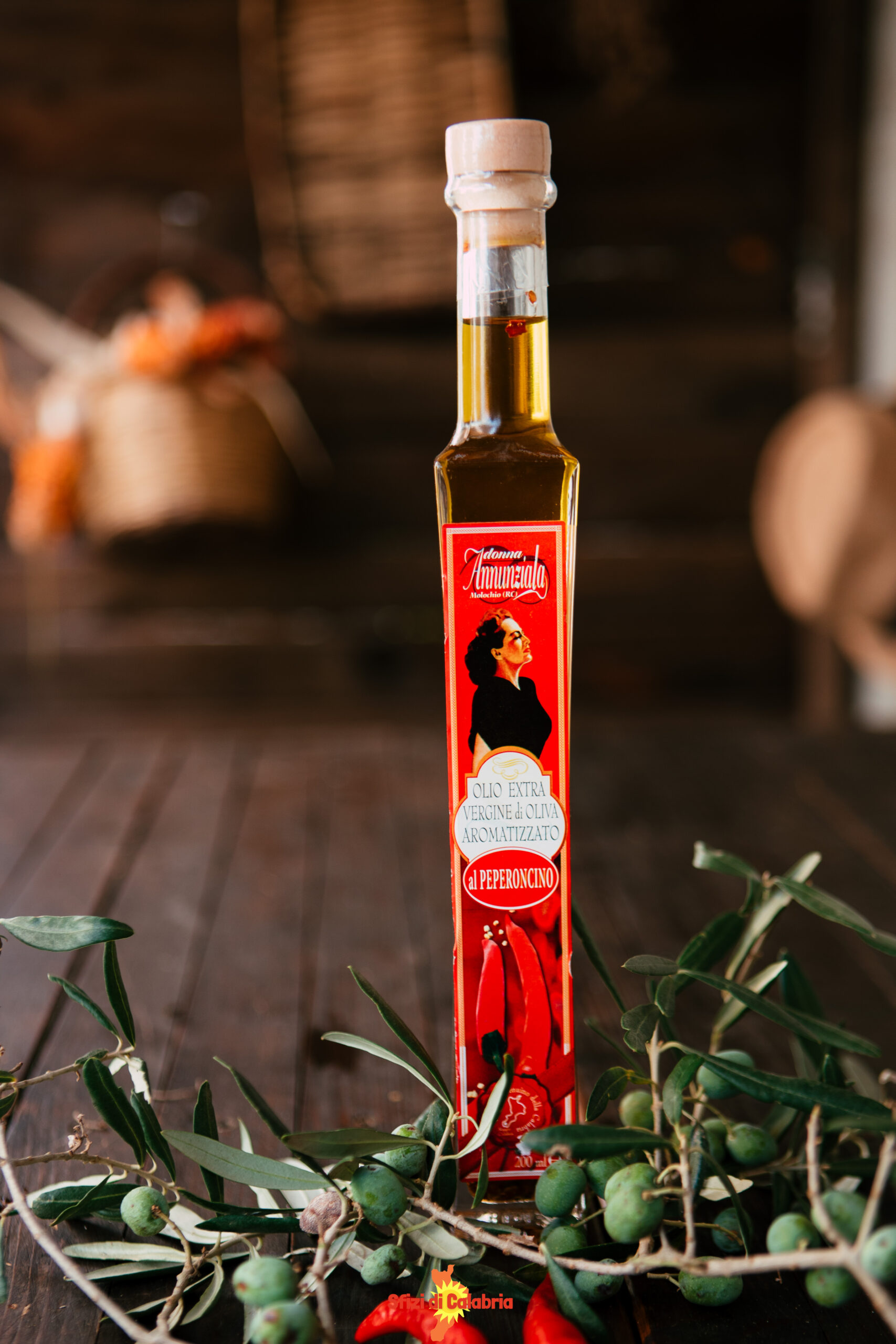 Olio Extra Vergine d’Oliva Aromatizzato al Peperoncino