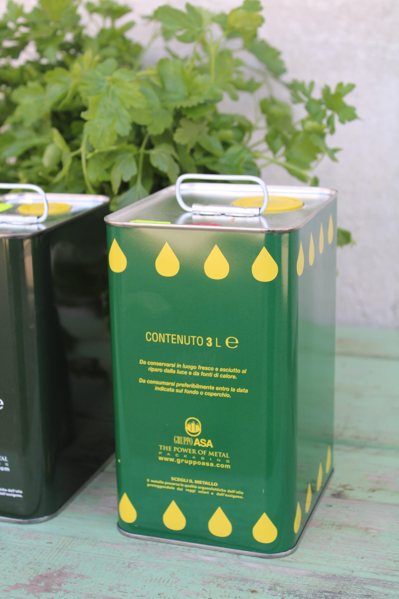 Olio extravergine d'oliva in latta - immagine 2