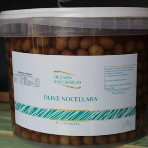 Olive Nocellara in Salamoia – Olearia San Giorgio – Secchio 4500g